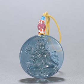 A Aquamarine God of Wealth listing