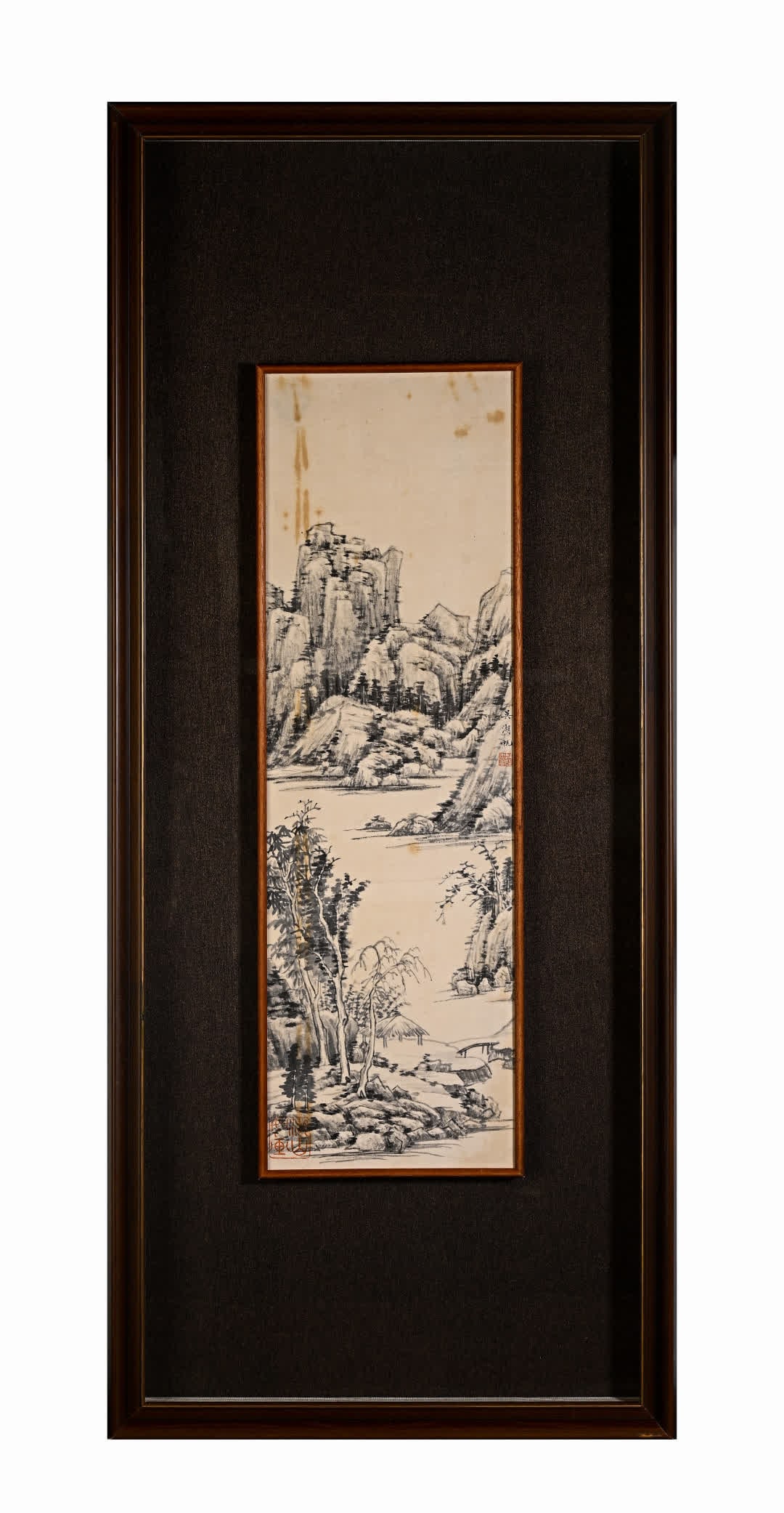 A silk landscape map by Wu Hufan (1 of 10)