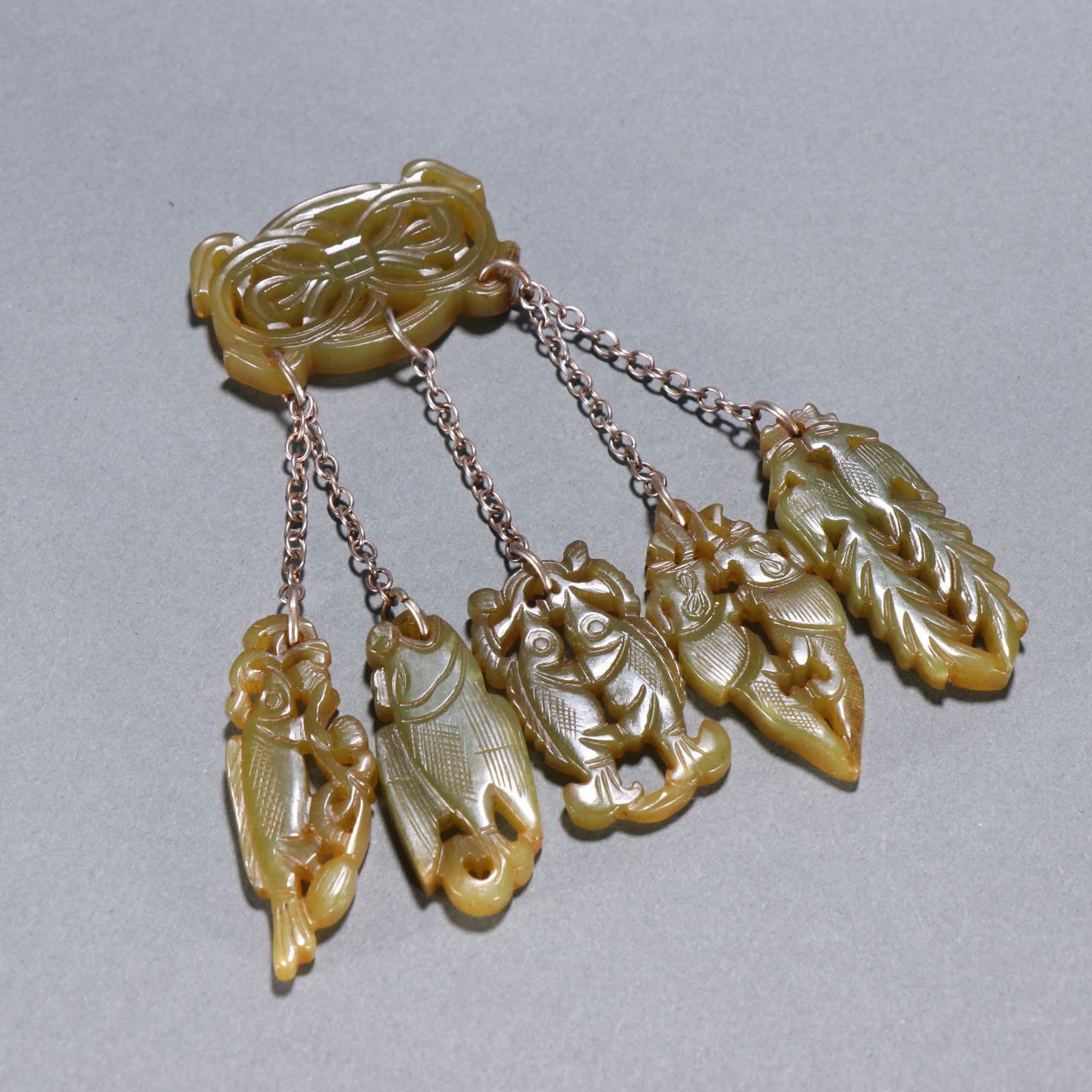 A Hetian topaz accessory - 4