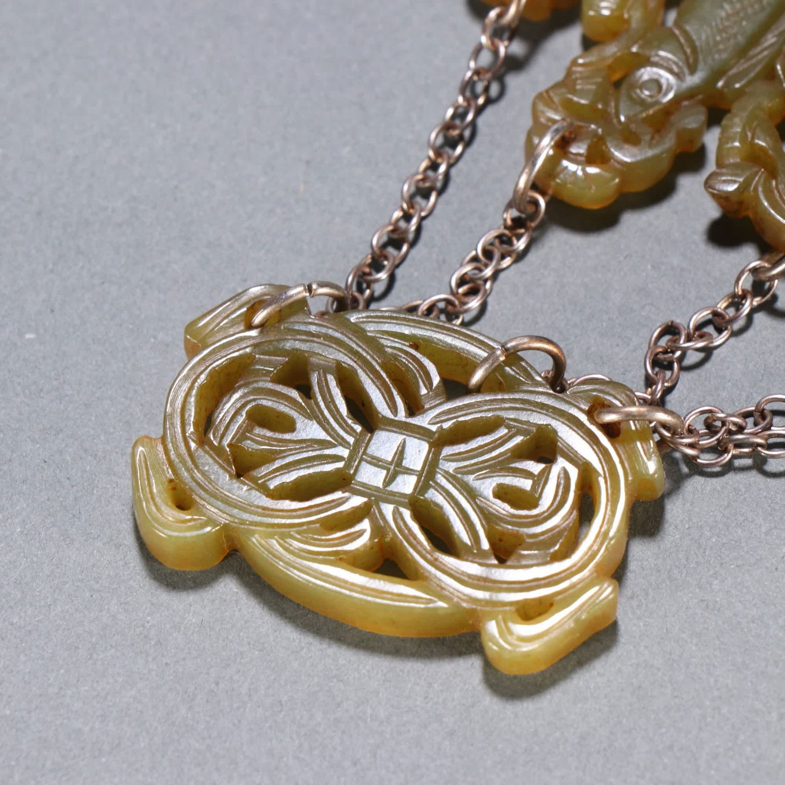 A Hetian topaz accessory - 9