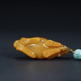 A piece of Song Dynasty Ru kiln azure glaze flower mouth wash