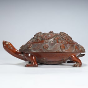 A turtle-shaped aromatherapy of Huanghuali in the Qing Dynasty