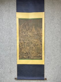 A landscape painting by Wang Wei