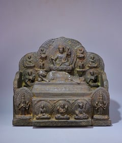 A Qing Dynasty agarwood Buddha shrine