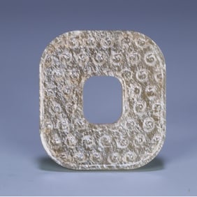 A piece of ancient jade valley pattern
