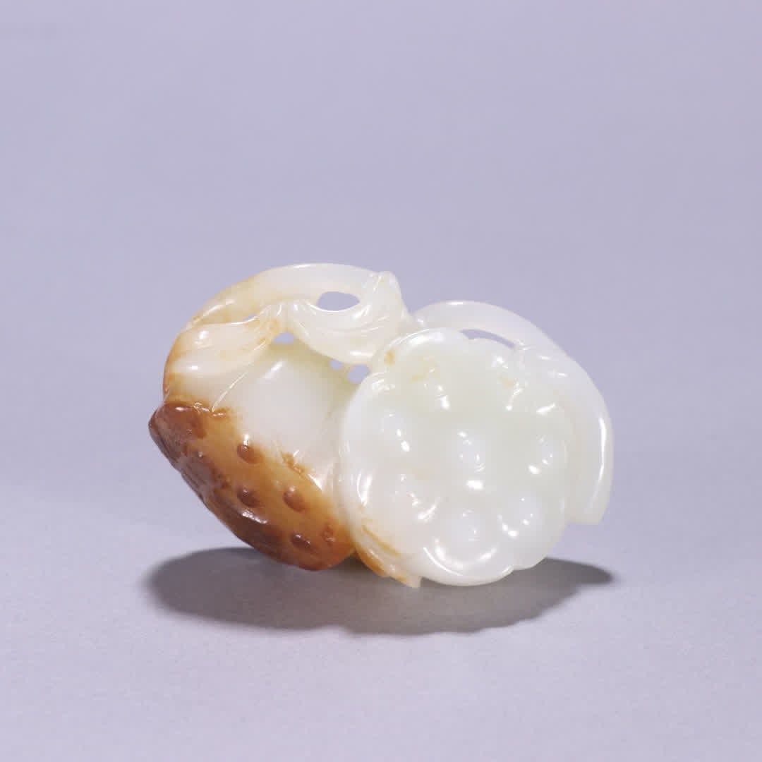 A carving of Hetian jade seed material (1 of 9)
