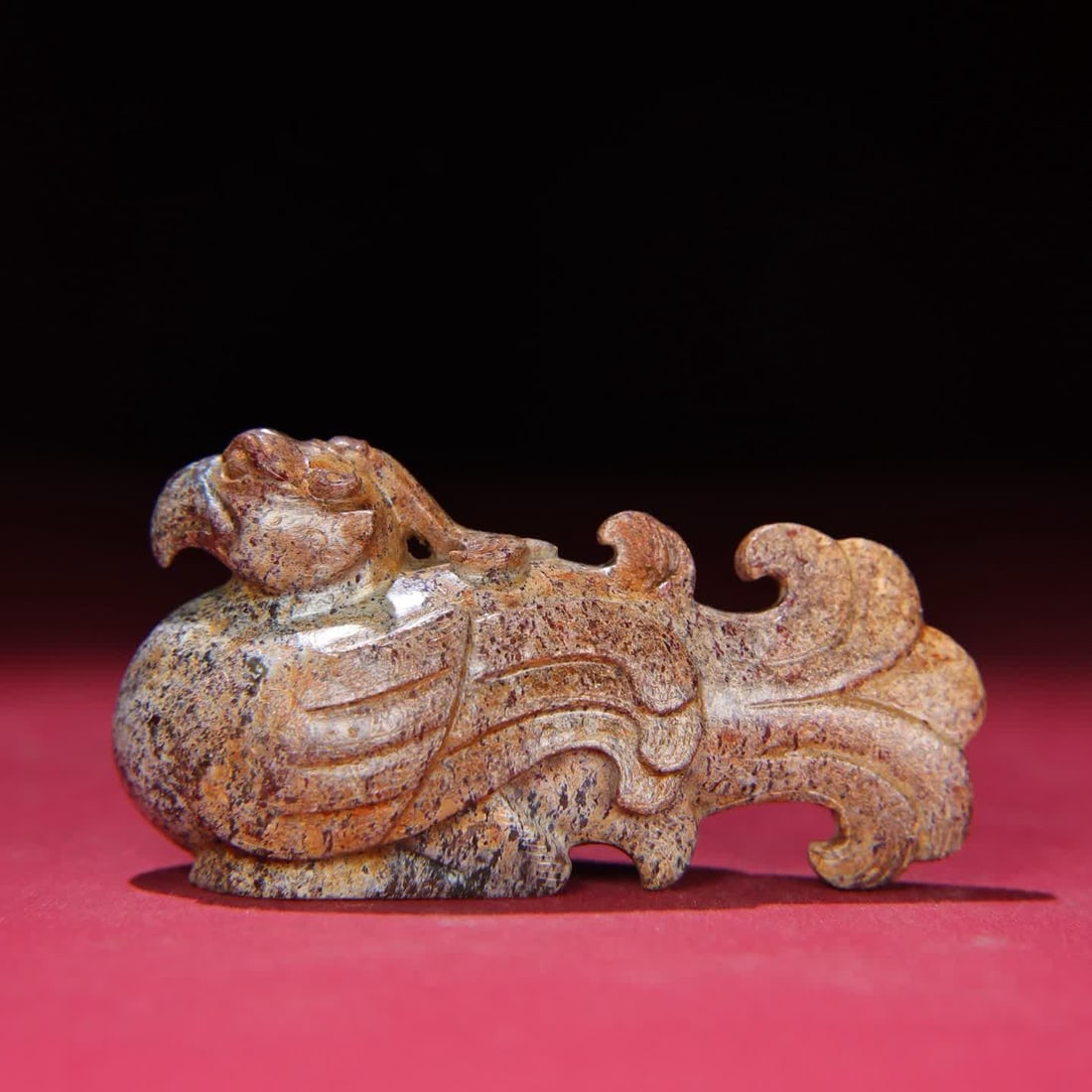 A Han Dynasty phoenix bird handle (1 of 9)