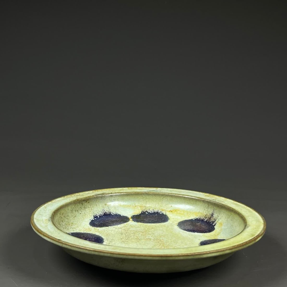 A piece of Song Jun kiln purple spotted glaze folded edge (1 of 7)