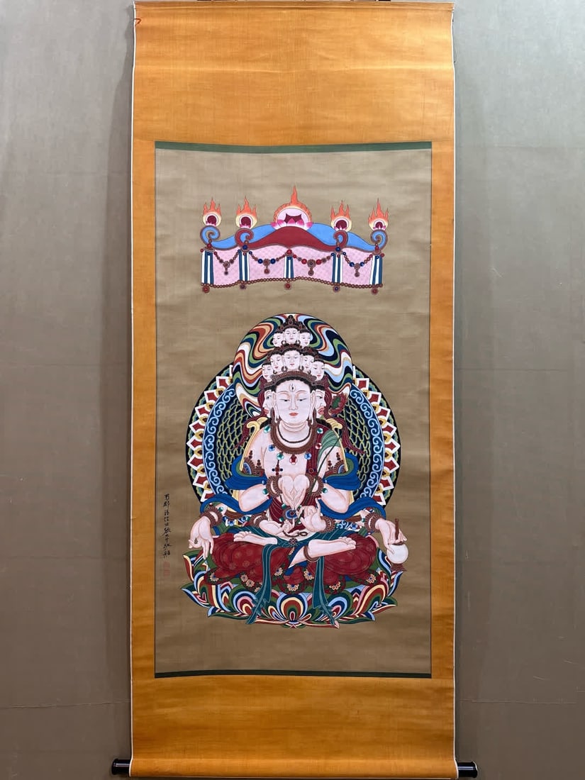 A Buddha statue of Zhang Daqian (1 of 12)