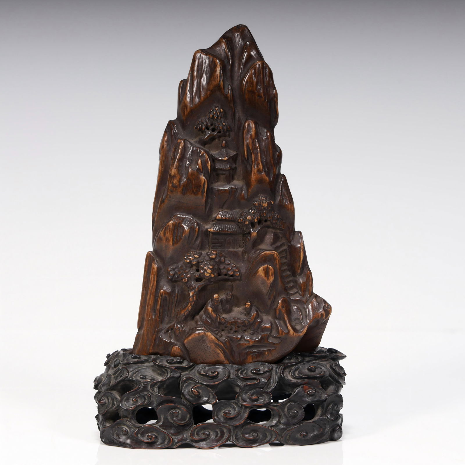 A piece of agarwood carved mountain (1 of 10)