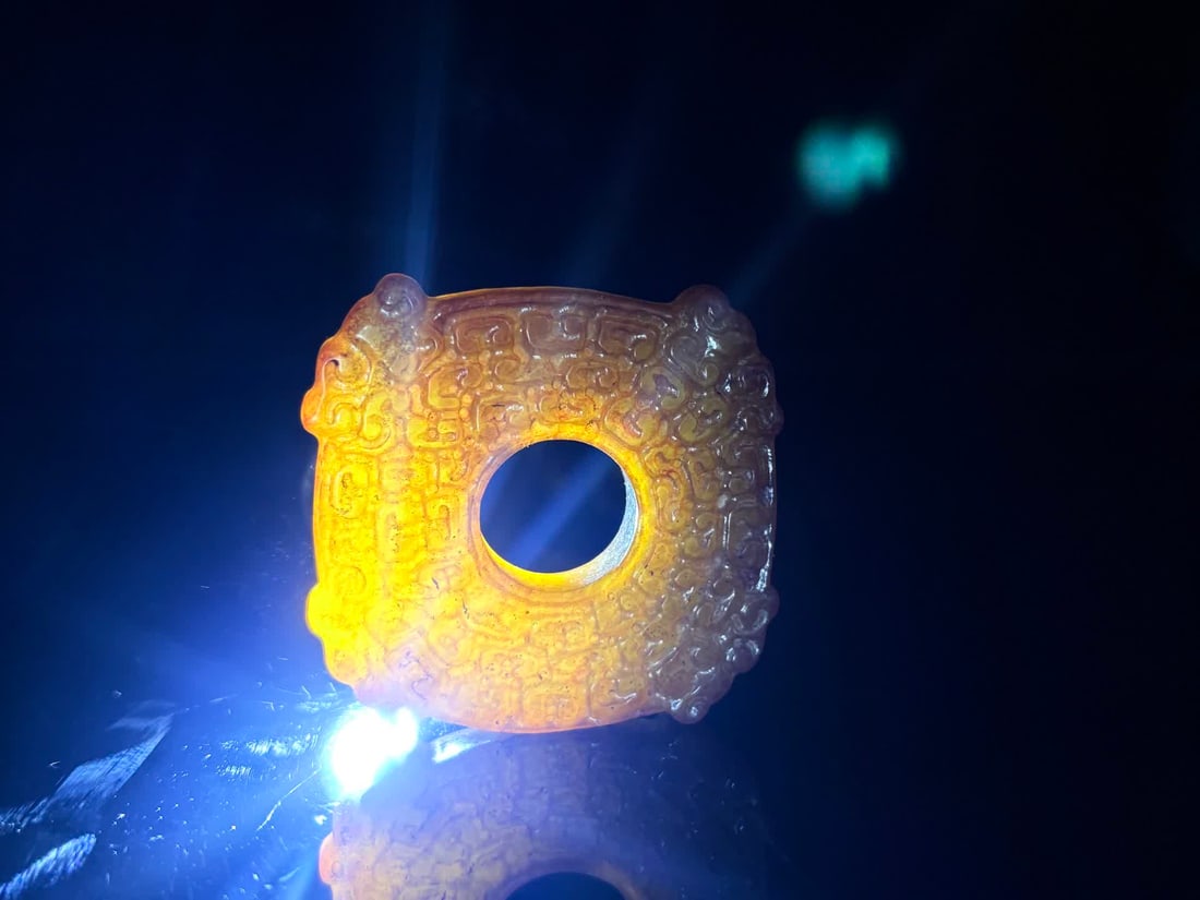 A Han Dynasty jade pattern dragon jade - 6