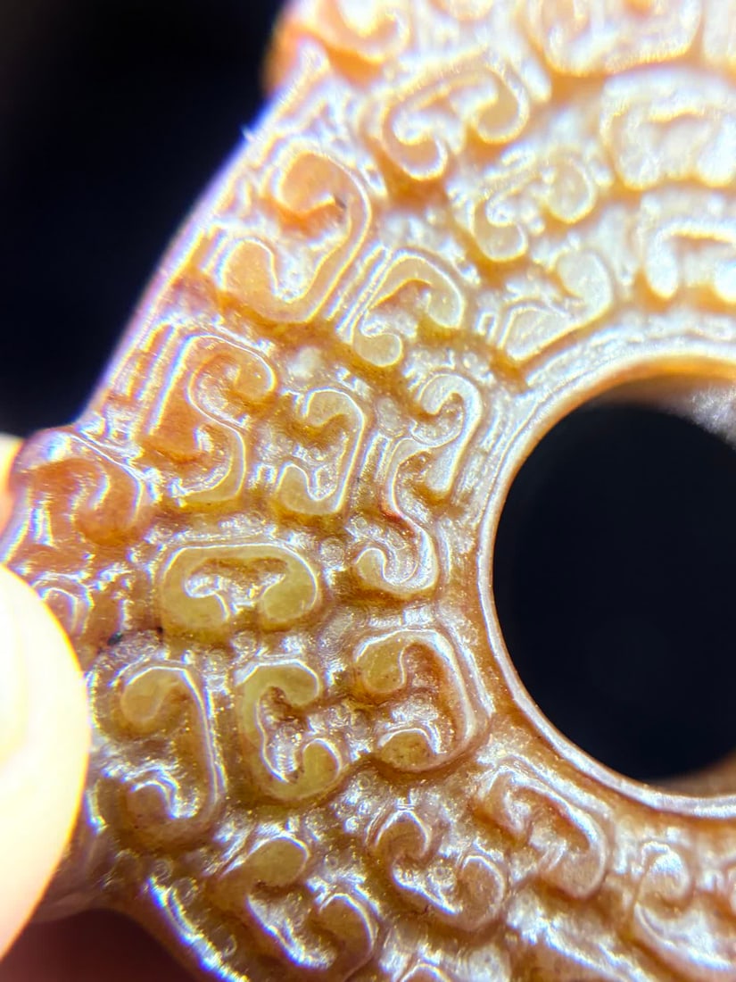 A Han Dynasty jade pattern dragon jade - 8