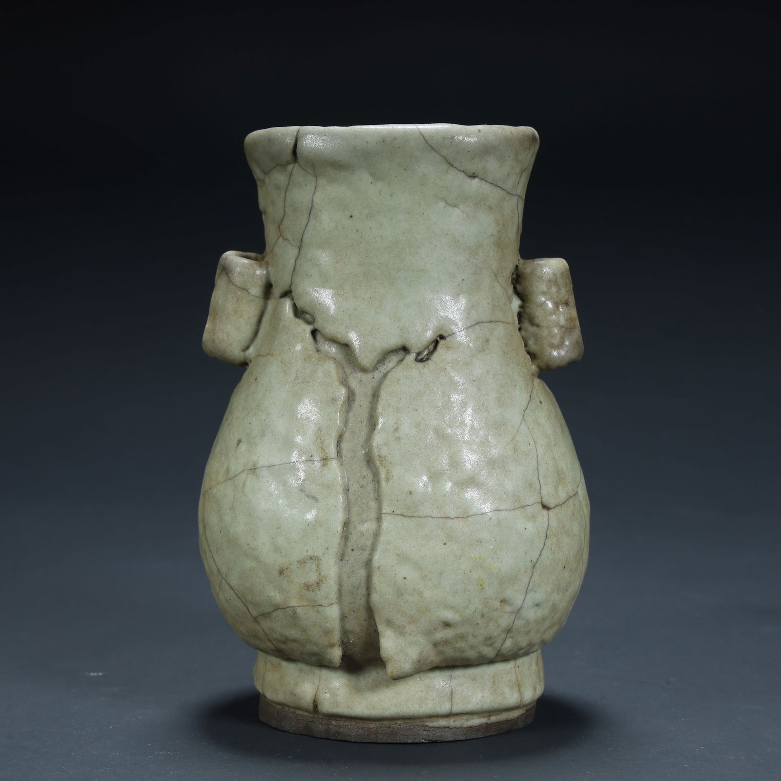 A Qing Dynasty celadon "bionic amphora" (1 of 11)