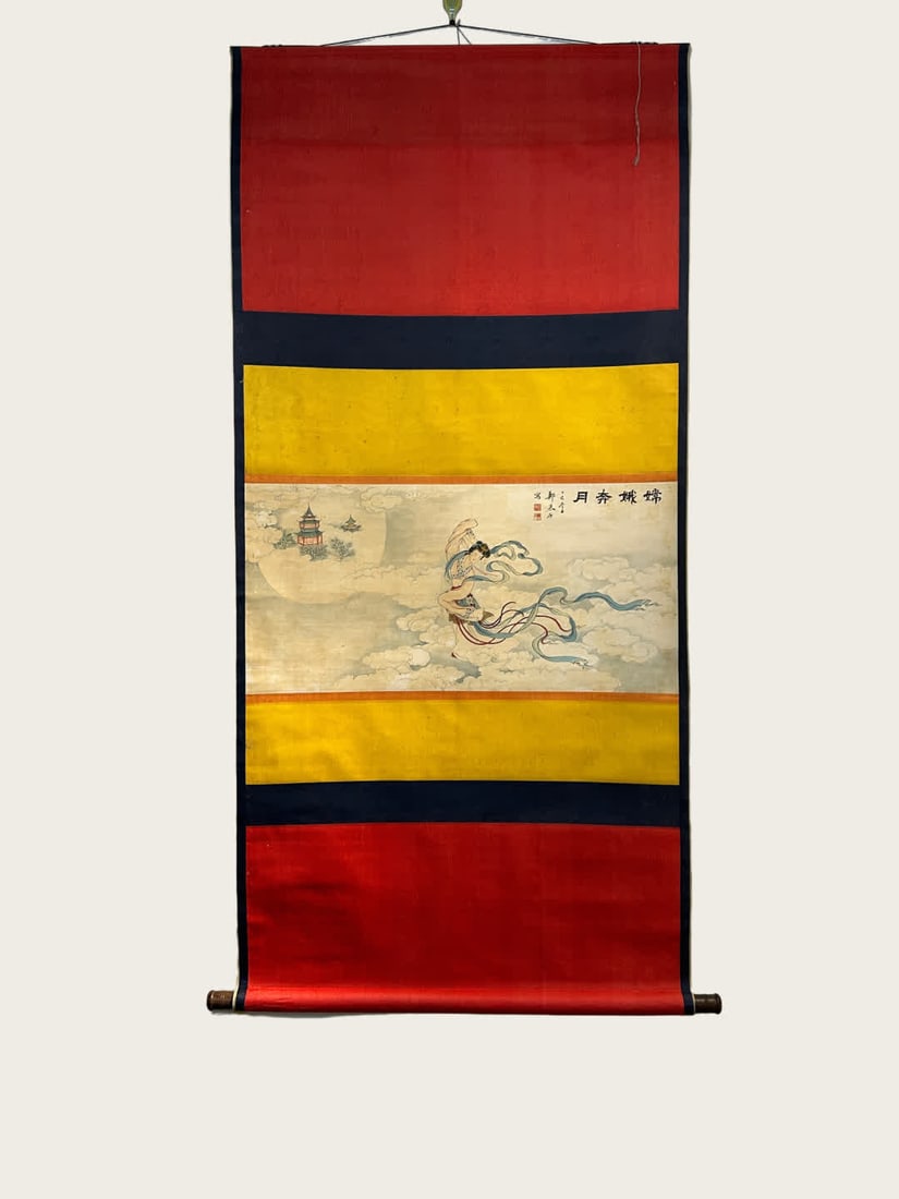 A piece of Zheng Mukang's work "Chang'e Rushing to the Moon" (1 of 10)