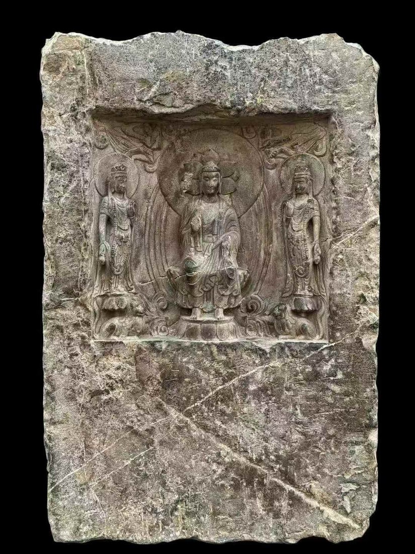 A stone pillar with a Tang Dynasty inscription (1 of 9)