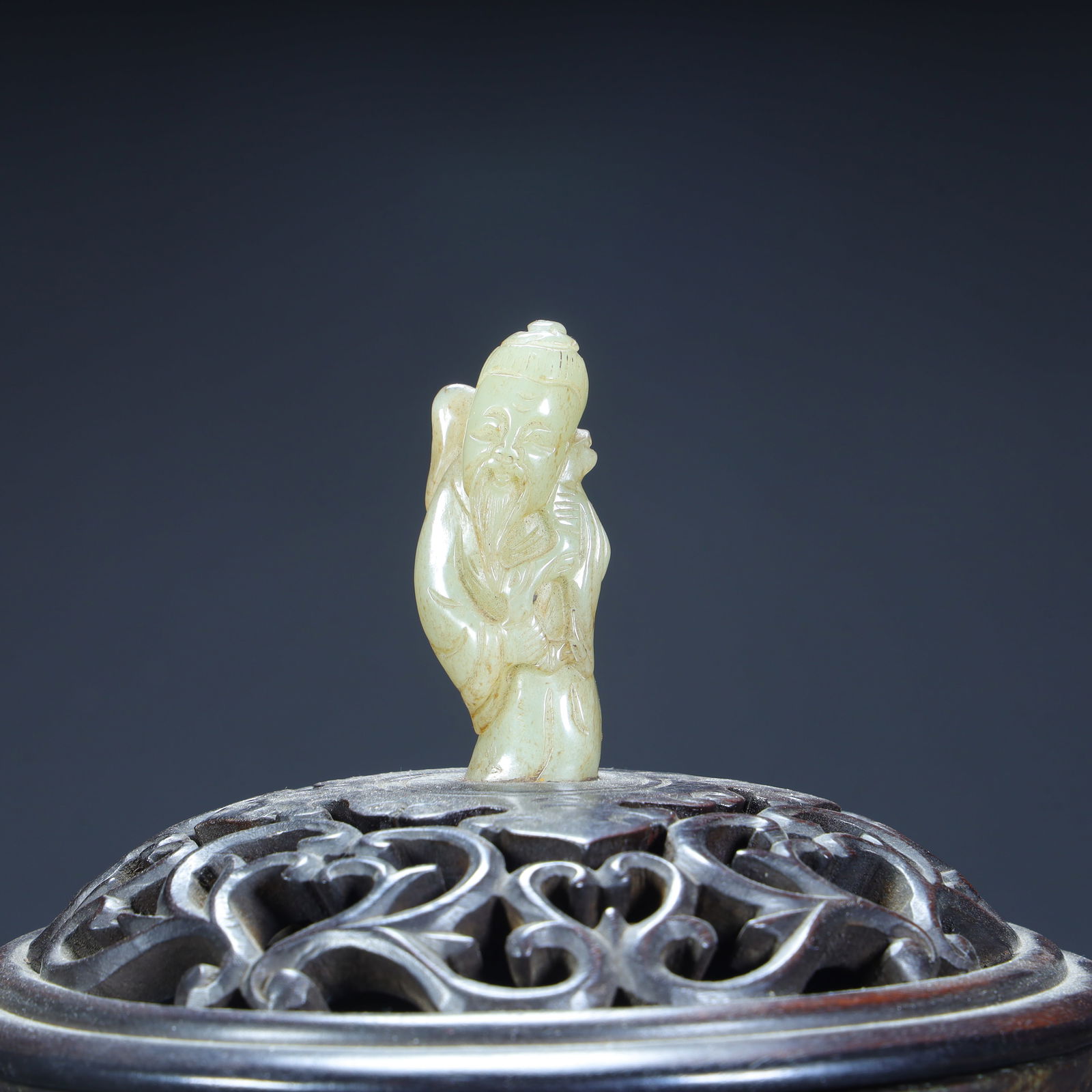 A Qing Dynasty copper wrong gold dragon pattern aromatherapy - 5