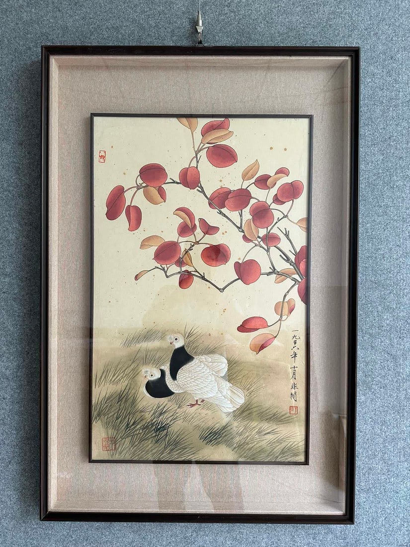 A work that is not dark: It is not a dark work SIZE: 60x90cm (The Dimensions Of All Batches Are Manually Measured.If You Need More Detailed Information, Please Contact Our Customer Service Before Bidding.)