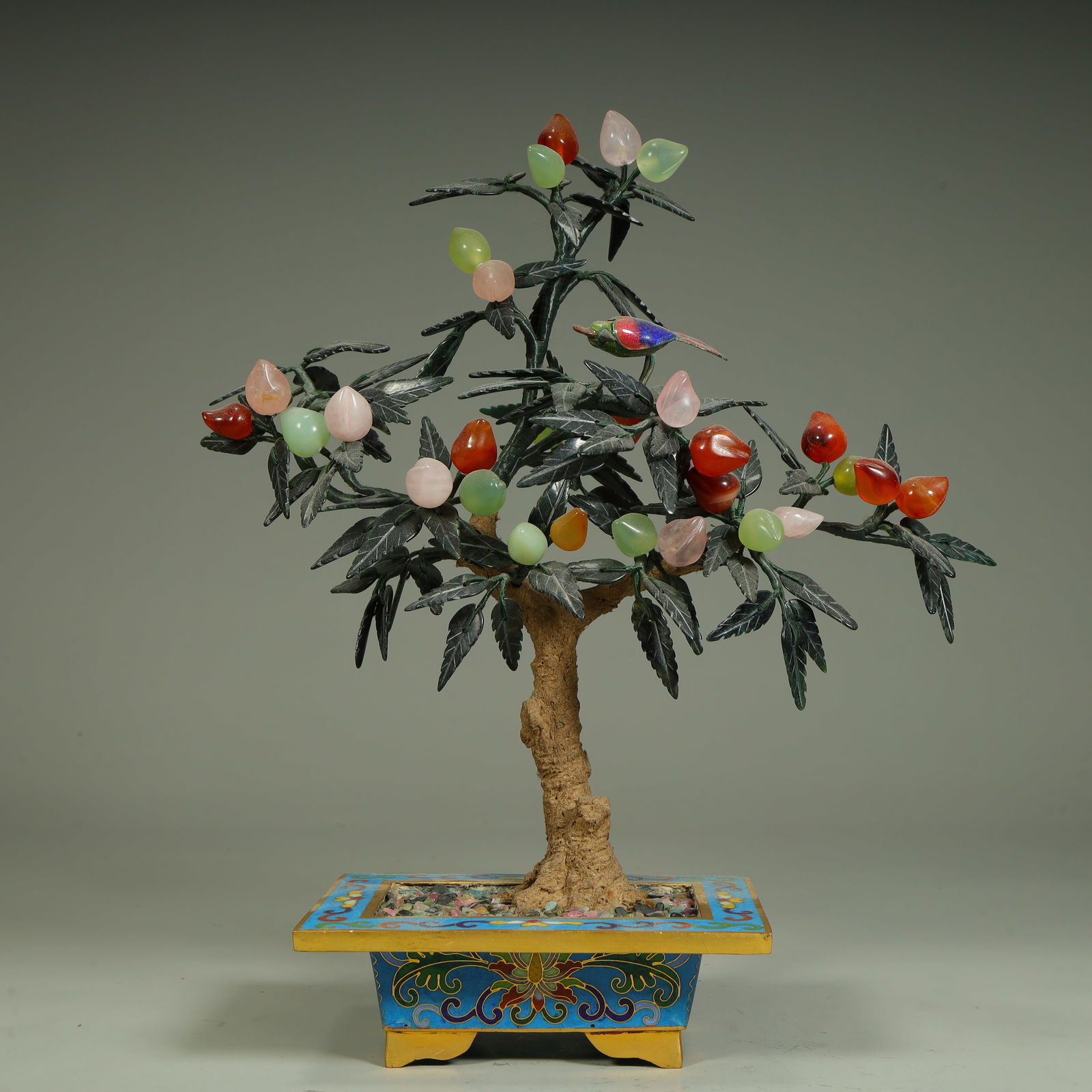 A multi-treasure material spirit monkey birthday bonsai ornament (1 of 11)