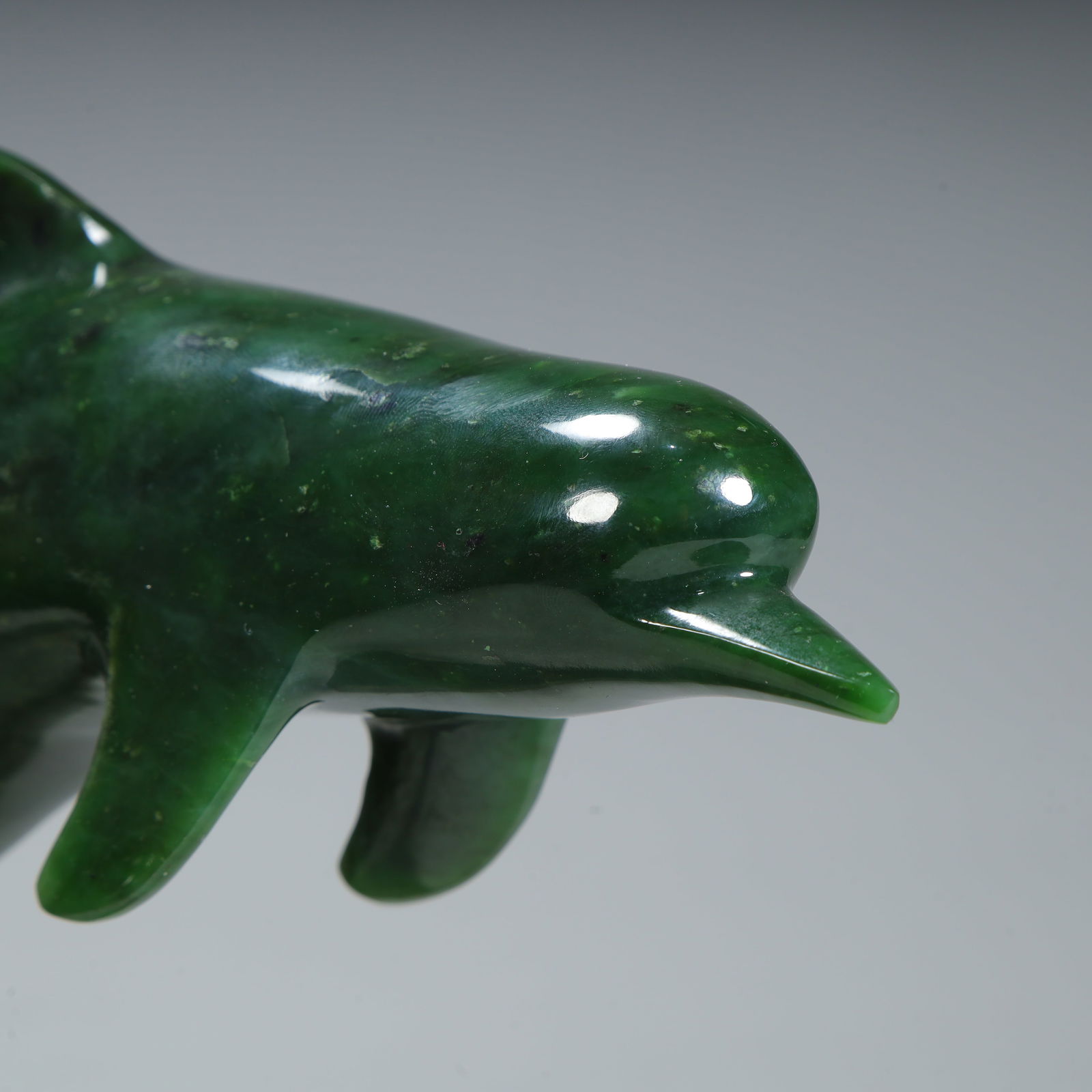 A jasper dolphin ornament - 6