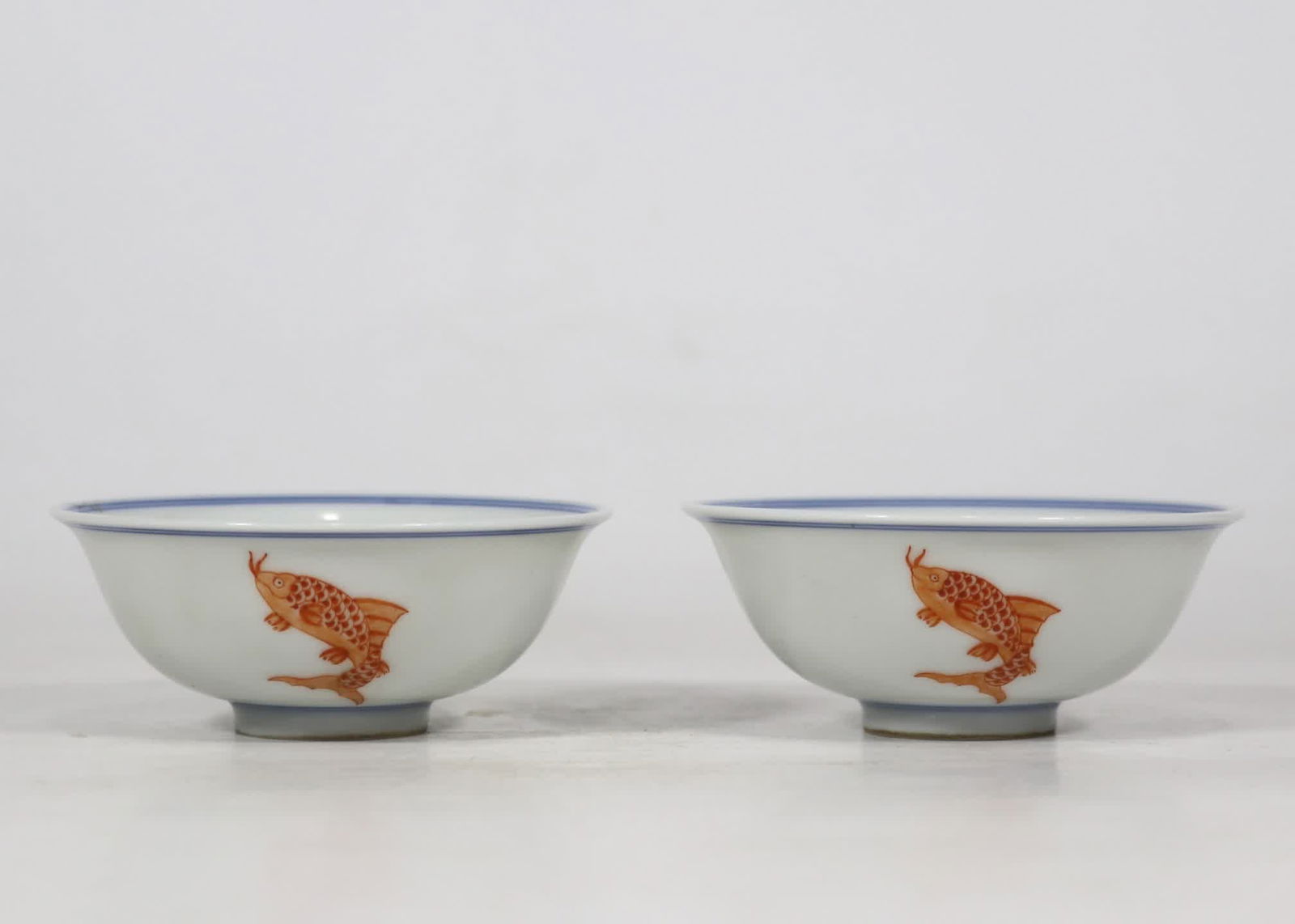 A pair of jade pattern cups made in the Yongzheng era of the Qing Dynasty (1 of 9)