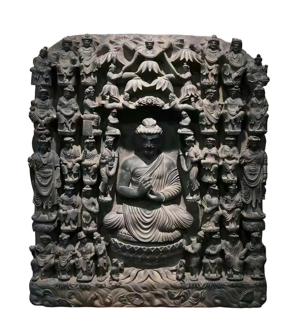 A story of the Buddha of the Hindra gray schist (1 of 8)