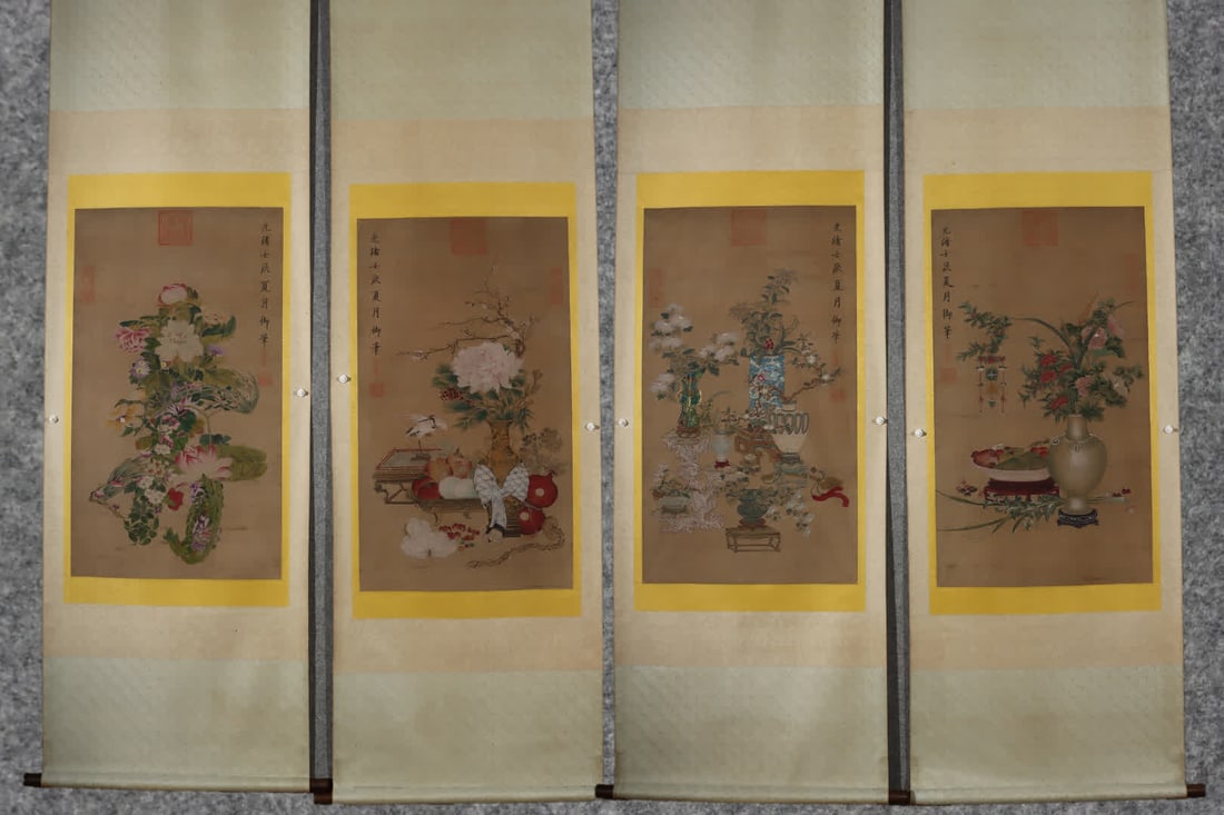 Cixi's work: Cixi's work SIZE: 92x52cm (The Dimensions Of All Batches Are Manually Measured.If You Need More Detailed Information, Please Contact Our Customer Service Before Bidding.)