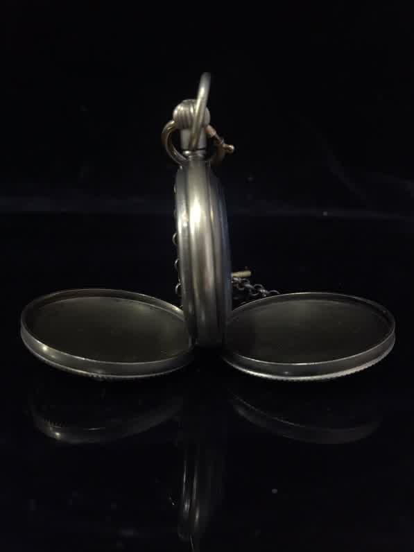 A double-open pocket watch - 9