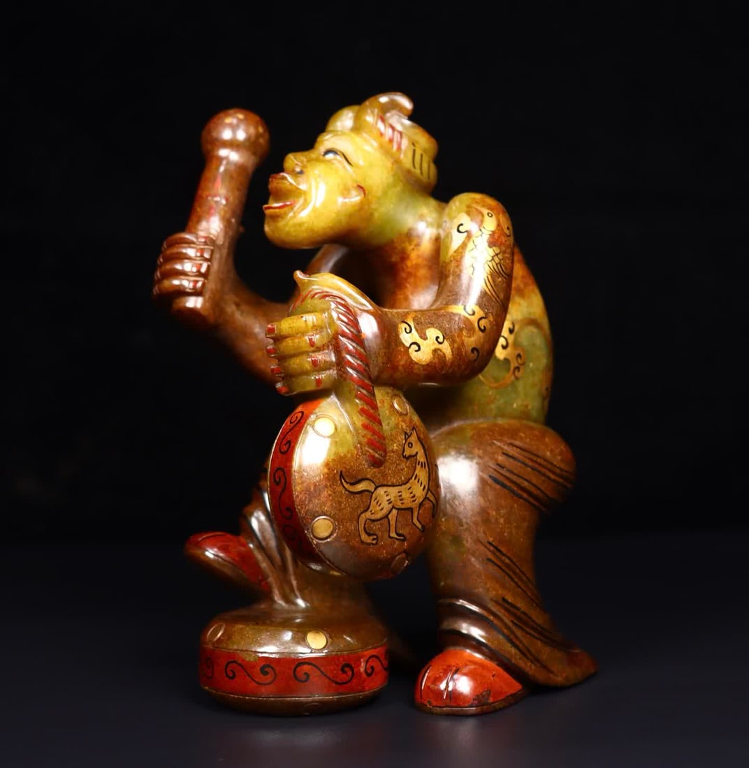 A Han Dynasty jade painter - 2