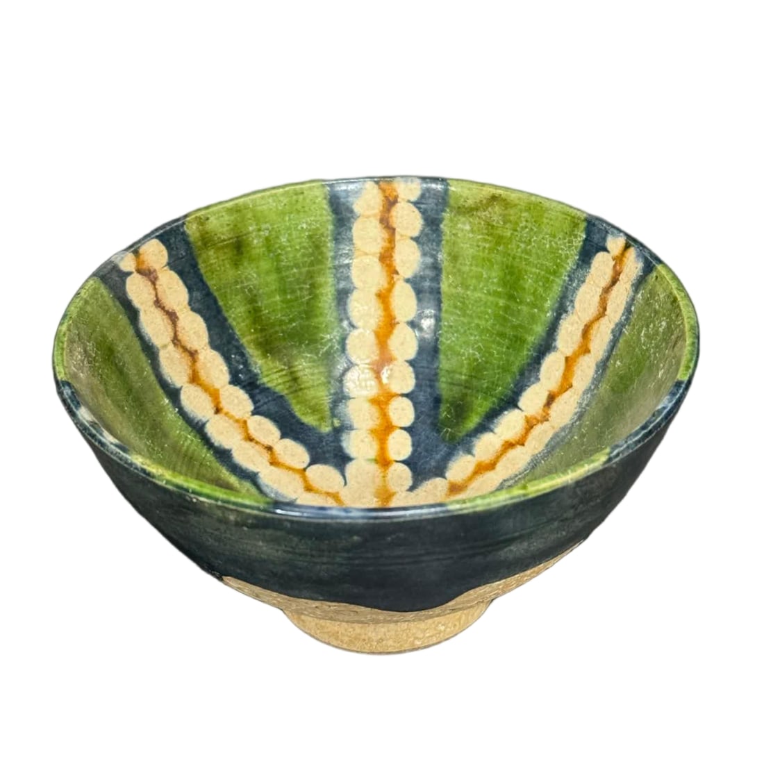 A Tang Sancai skimming bowl (1 of 4)
