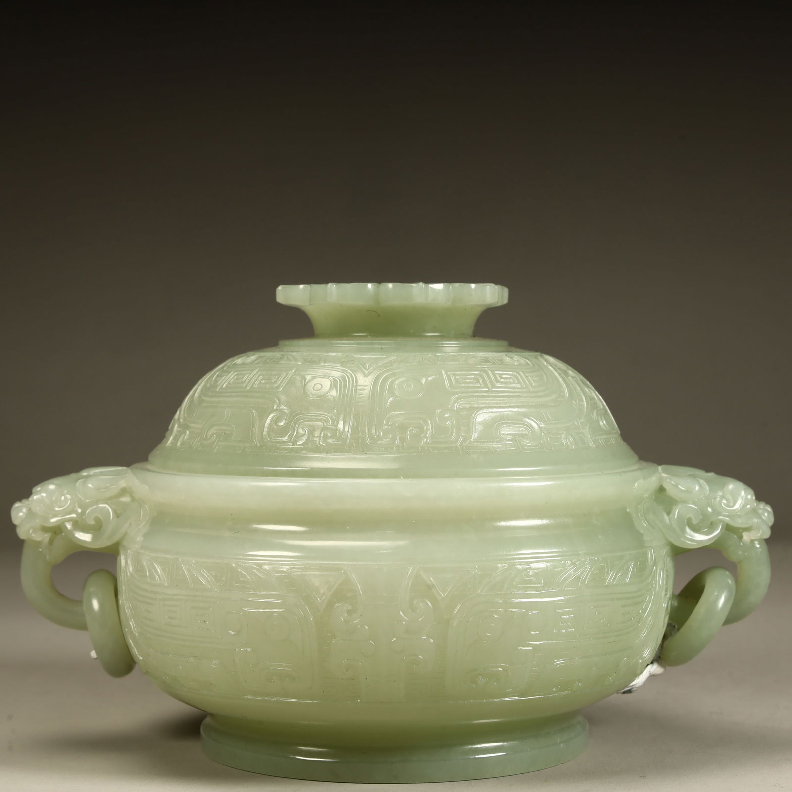 A piece of Qing Dynasty Hetian incense burner (1 of 11)