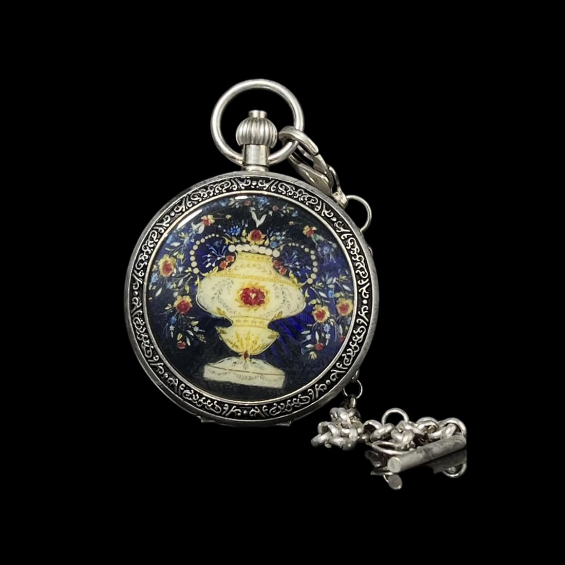 A double-open pocket watch of the sun, moon and stars (1 of 6)