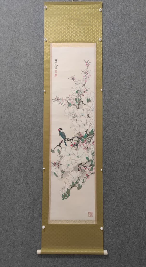 A picture of Tian Shiguang's flowers and birds (1 of 9)