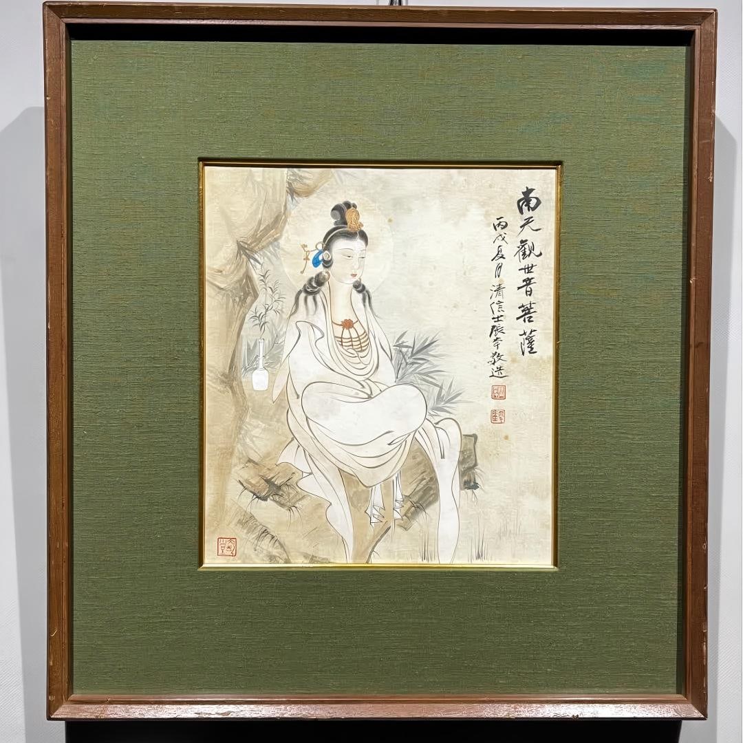 A picture of Zhang Daqian's Guanyin (1 of 6)