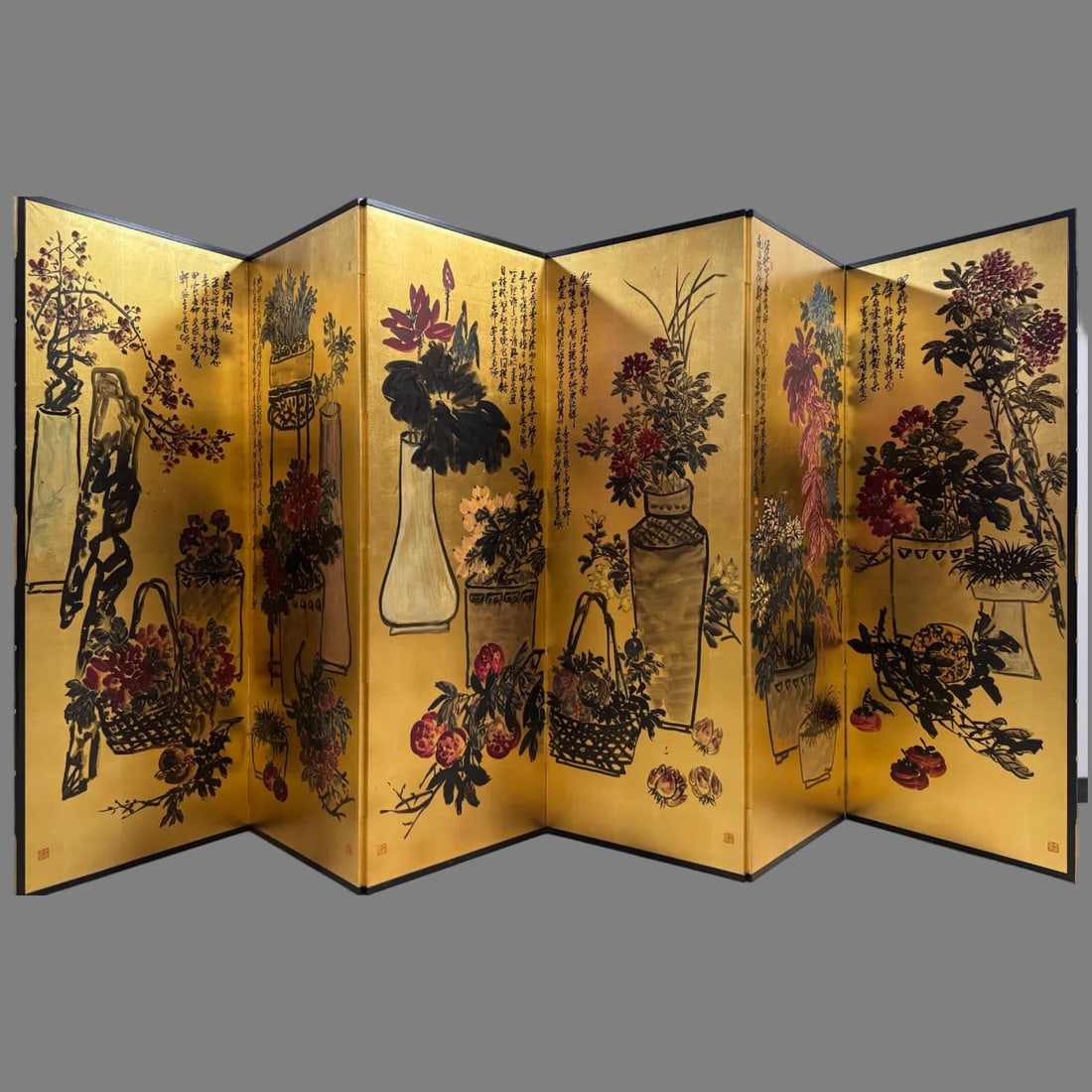 A picture of Wu Changshuo's fruits, vegetables and flowers is a large screen (1 of 20)