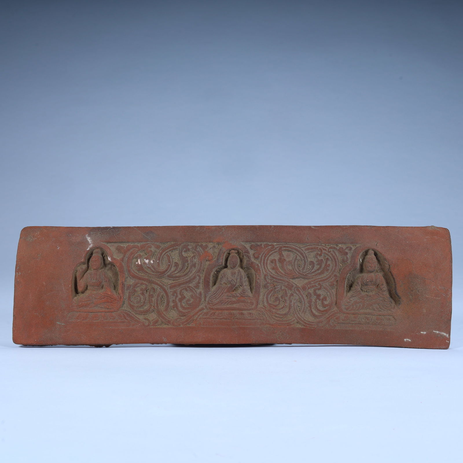 A Tibetan Buddhist multi-Buddha (or Bodhisattva) combination rubbing brick, (1 of 11)
