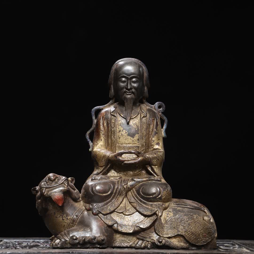 A bronze Buddha statue (1 of 9)