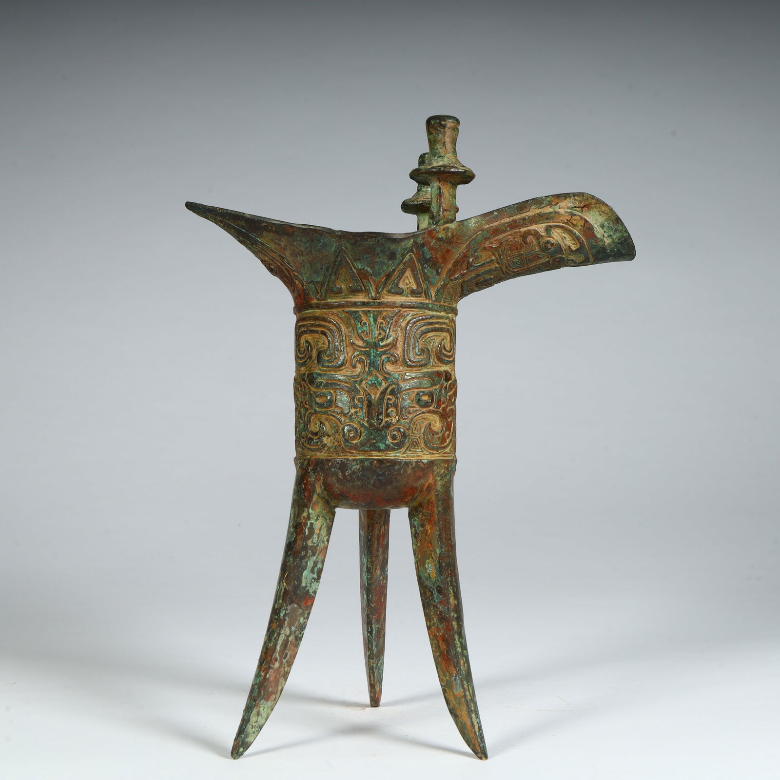 A piece of Shang Dynasty bronze jue (1 of 12)