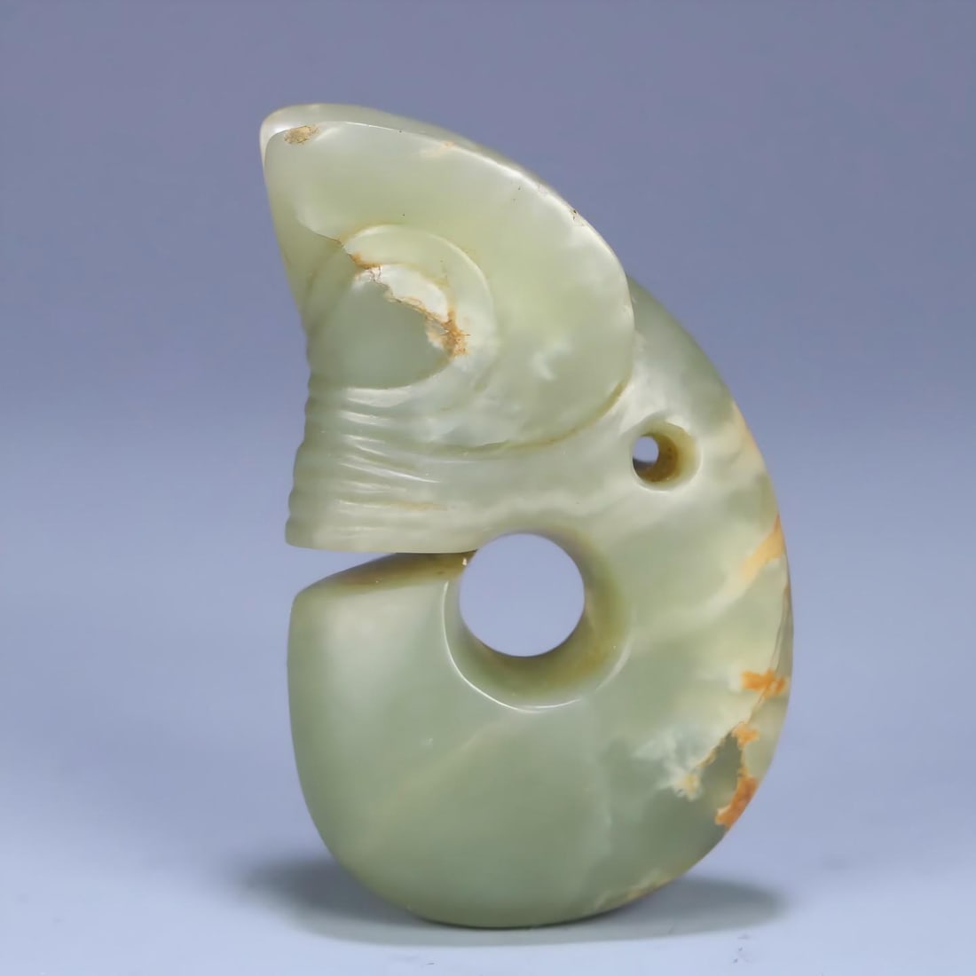 A piece of Hongshan culture jade pig dragon (1 of 9)