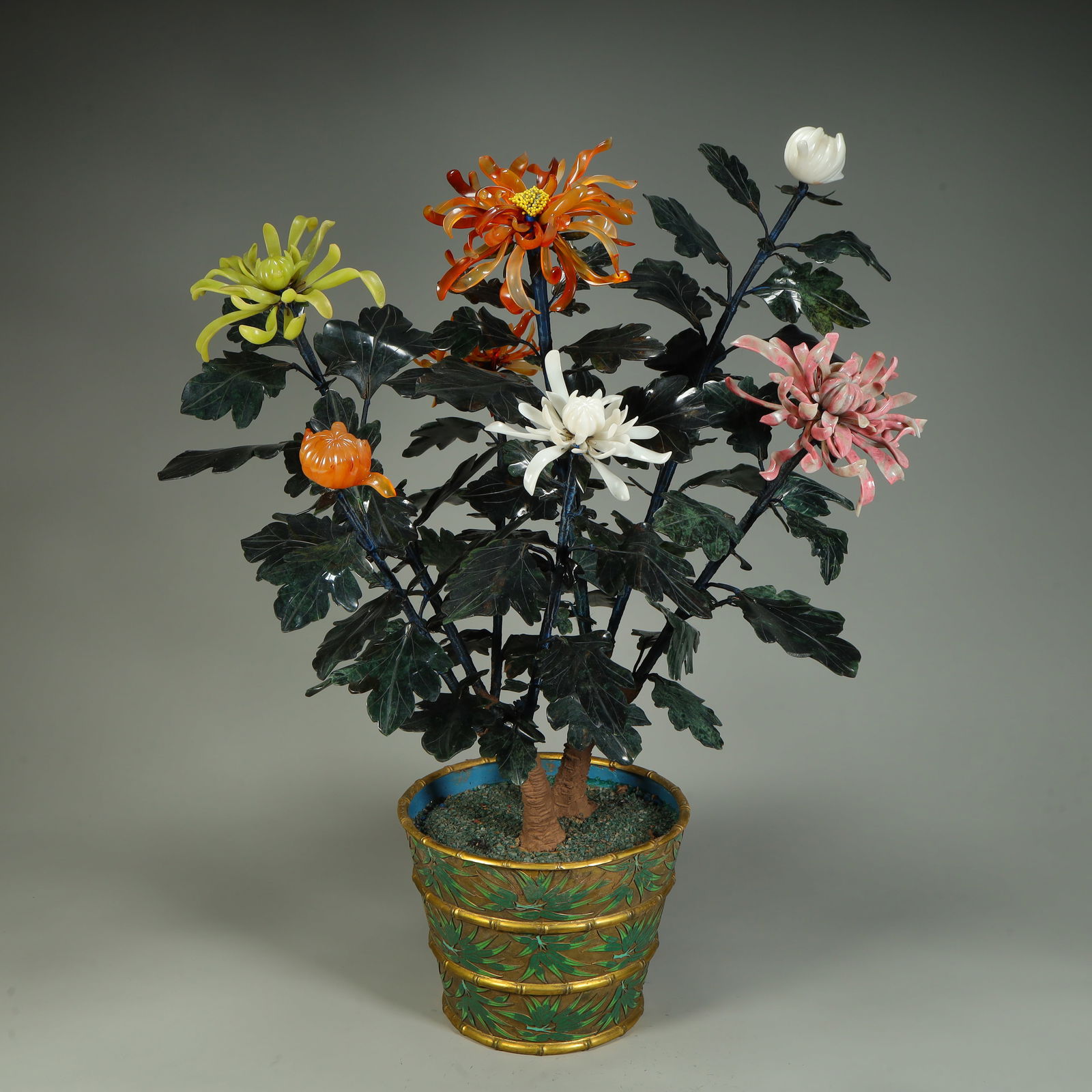 A cloisonné jade bonsai (1 of 12)