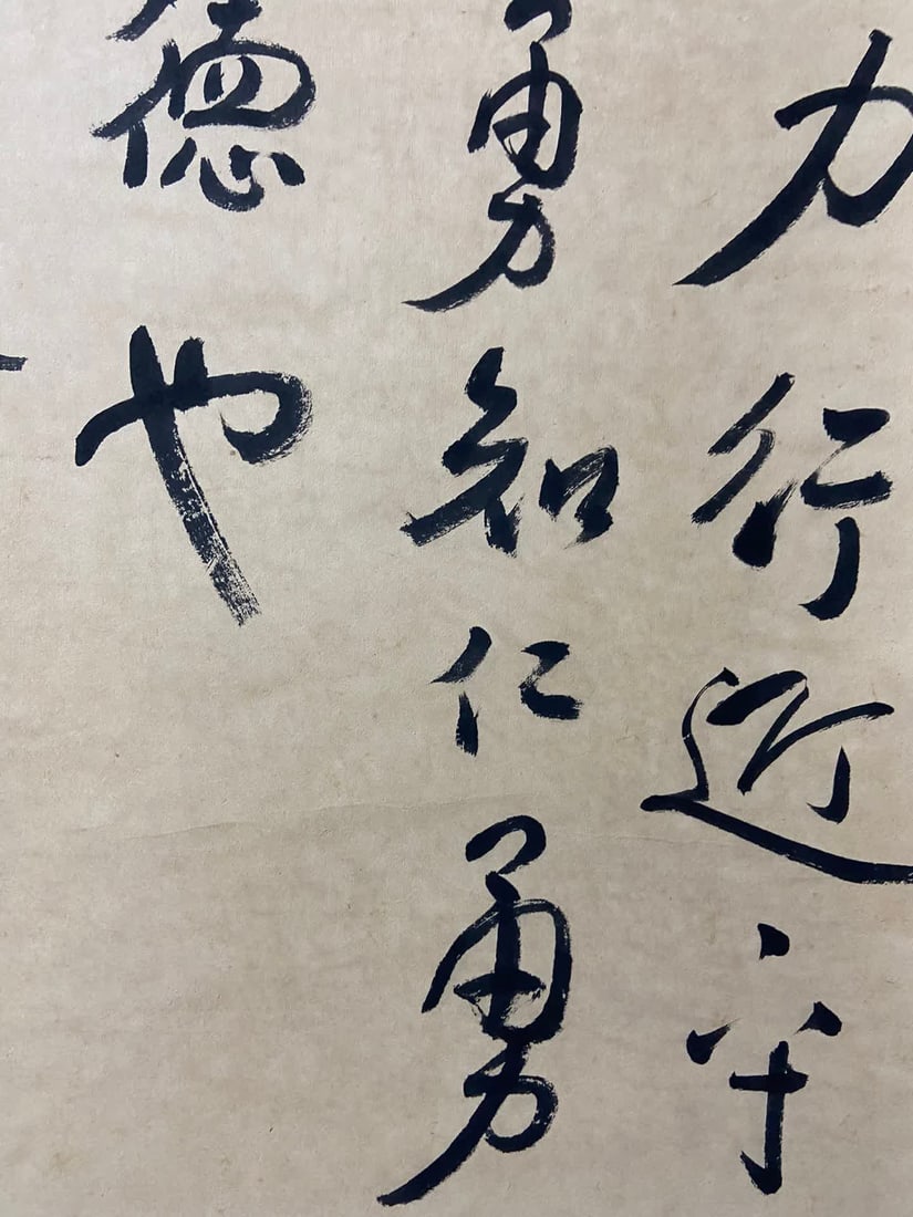 A calligraphy work by Xu Beihong - 7