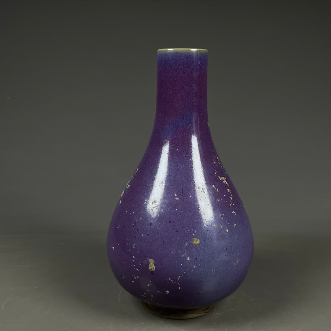 A Song Jun kiln rose purple glazed gall bottle (1 of 7)