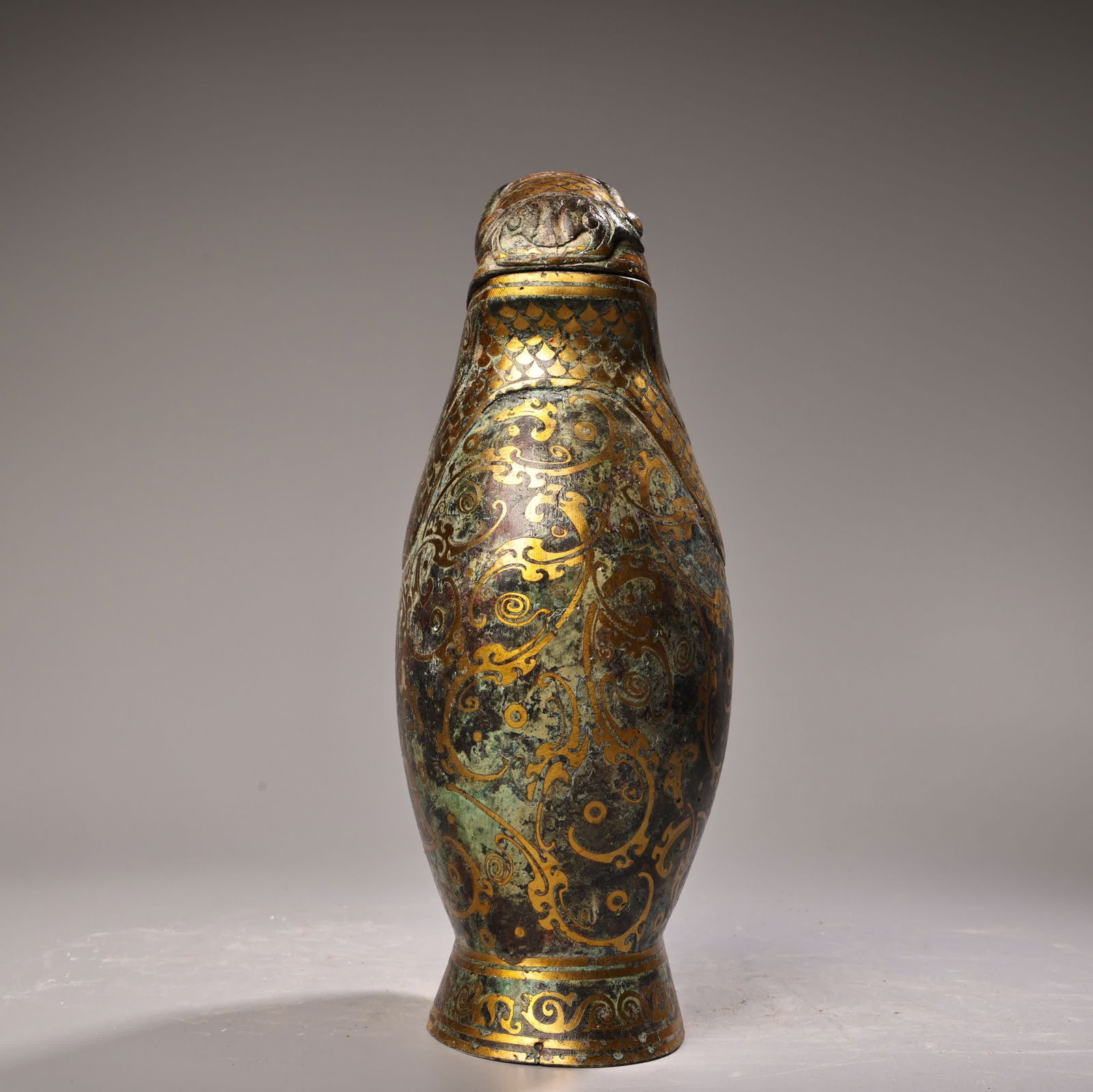 A bronze goldfish pot - 3