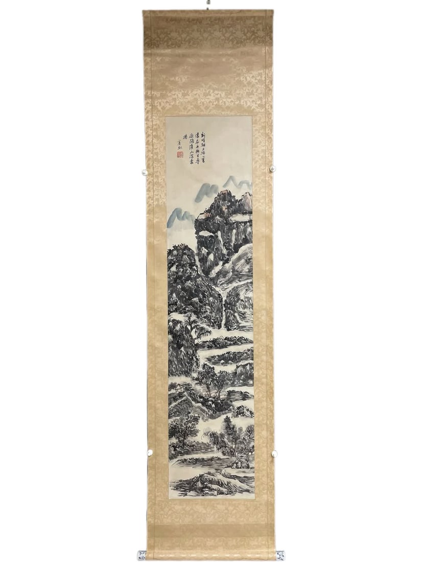 A landscape map of Huang Binhong (1 of 9)