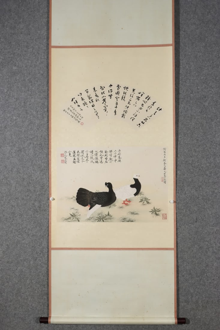 A picture of flowers and birds in non-darkness: In the non-dark flower and bird picture SIZE: L:40x60cm (The Dimensions Of All Batches Are Manually Measured.If You Need More Detailed Information, Please Contact Our Customer Service Before Bidding.)