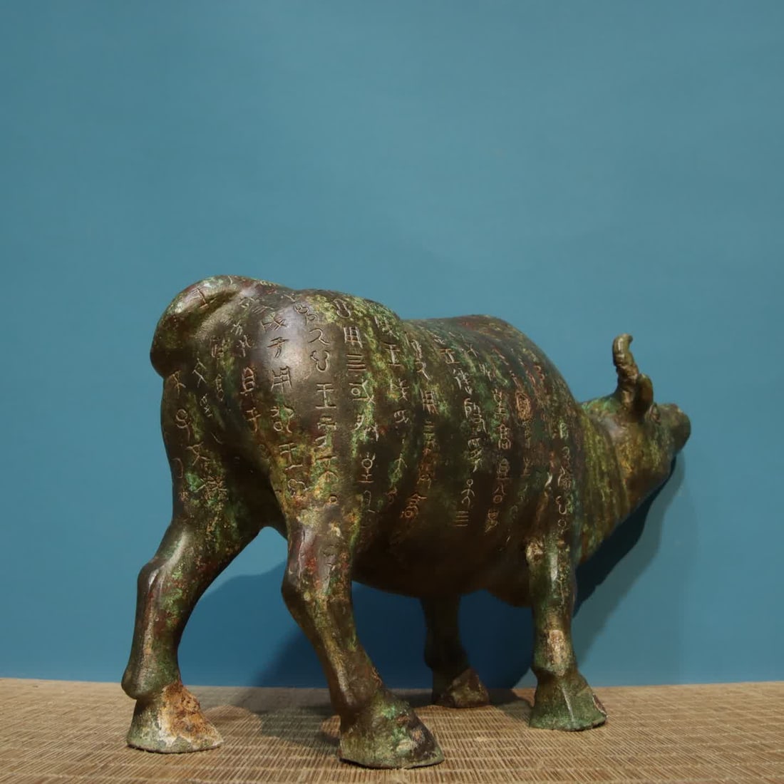 A bronze cow - 8