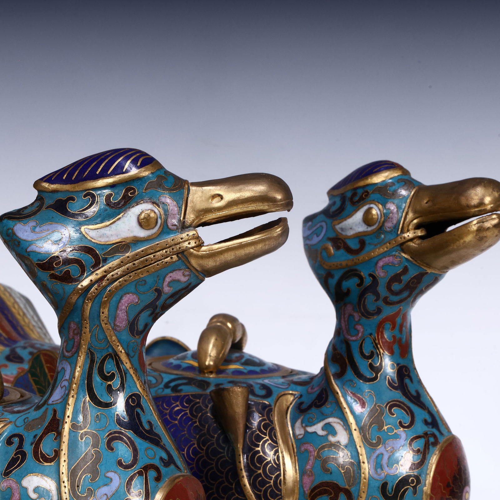 A cloisonné duck - 2