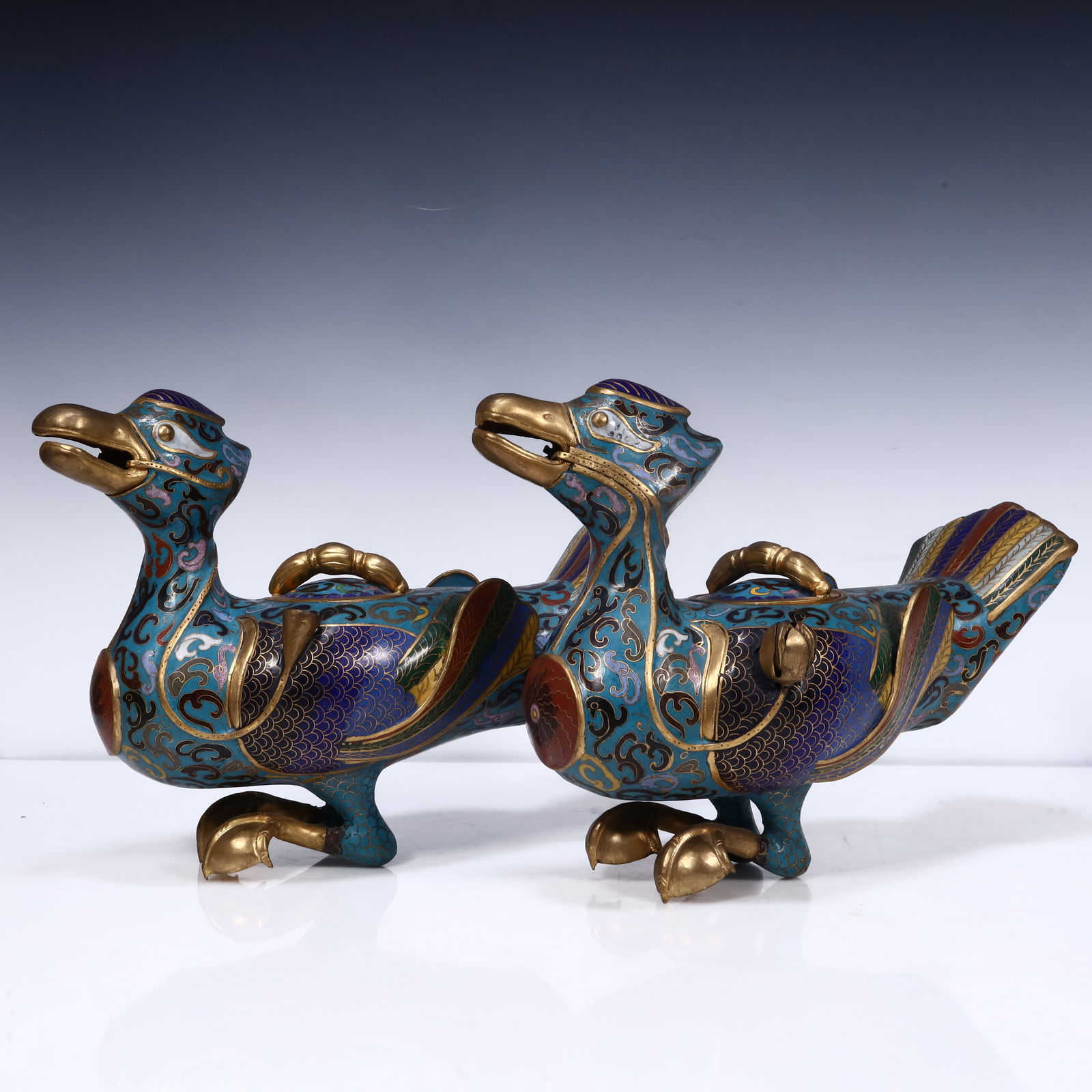 A cloisonné duck - 4