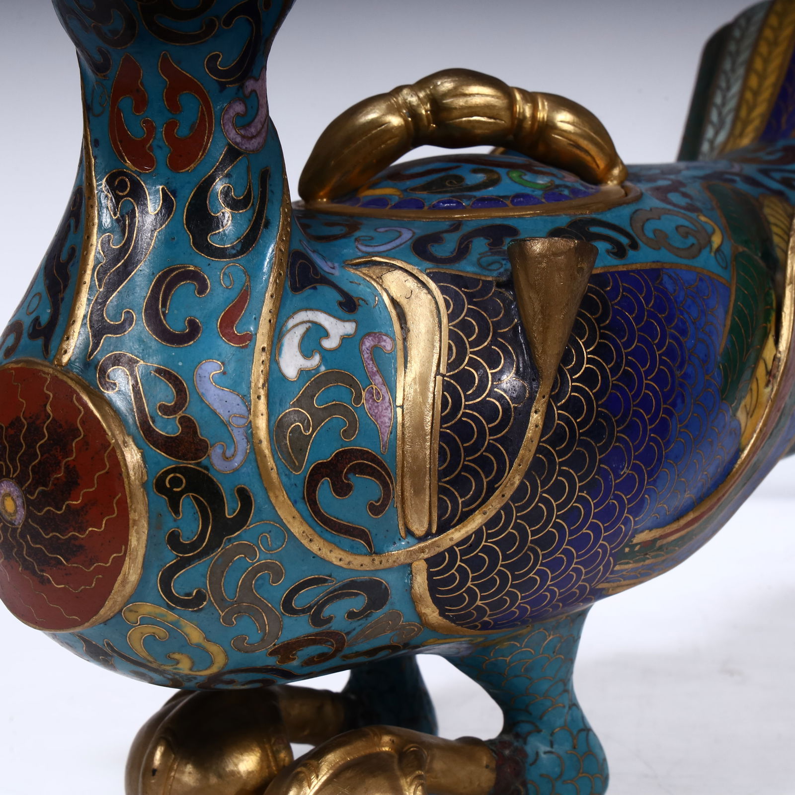 A cloisonné duck - 7