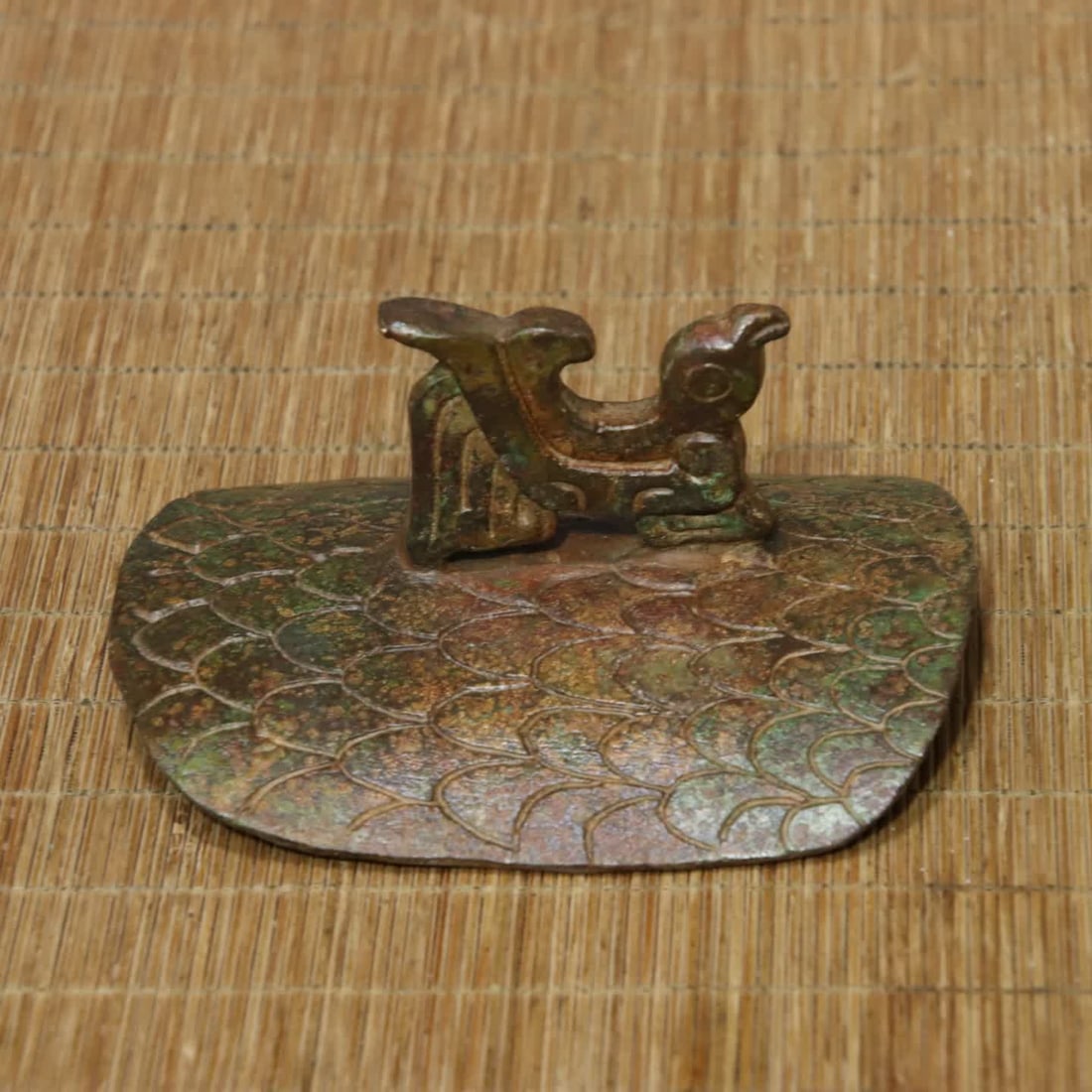 A bronze bird statue - 5
