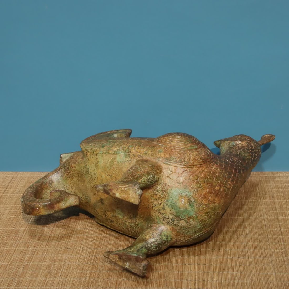 A bronze bird statue - 9